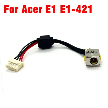 10 Шт. Для Acer Aspire E1 E1-421 E1-431 E1-471 V3 V3-471 Разъем постоянного тока с кабелем 65 Вт Разъем постоянного тока Мощность 50.RYYN7.002