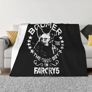 Far Cry 5 Новый Рассвет Бумер Фанг Напрокат Ubisoft Собака Хороший Мальчик Одеяло Модное Одеяло На Диван Из Искусственного Меха Норки Походное Одеяло