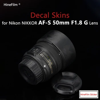 Защитная крышка объектива Nikkor 50F1.8 для Nikon AF-S 50mm f1.8 G Защитная пленка для объектива с наклейкой Против царапин