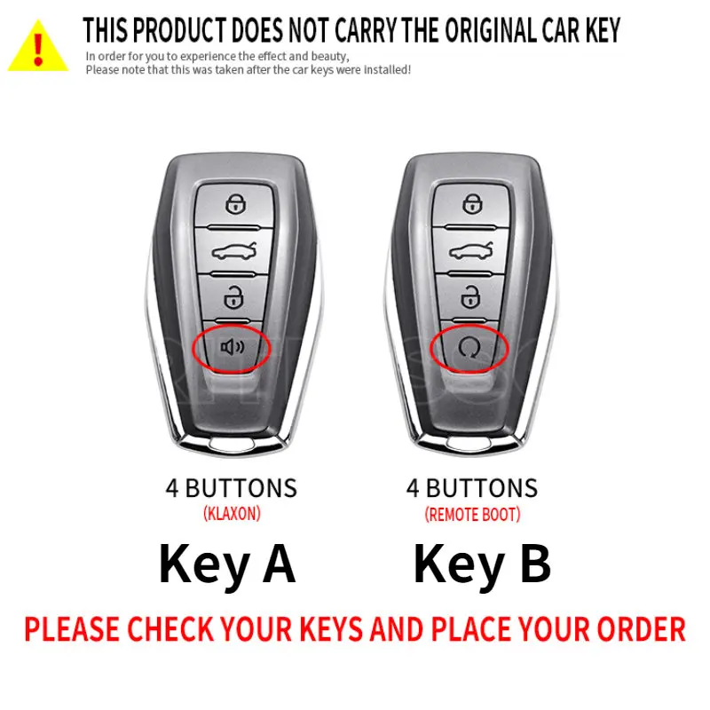 Чехол для дистанционного ключа автомобиля из ТПУ, Чехол-держатель для Geely Emgrand X7 EX7 Coolray 2019-2020, Аксессуары для Автостайлинга, Брелок для ключей